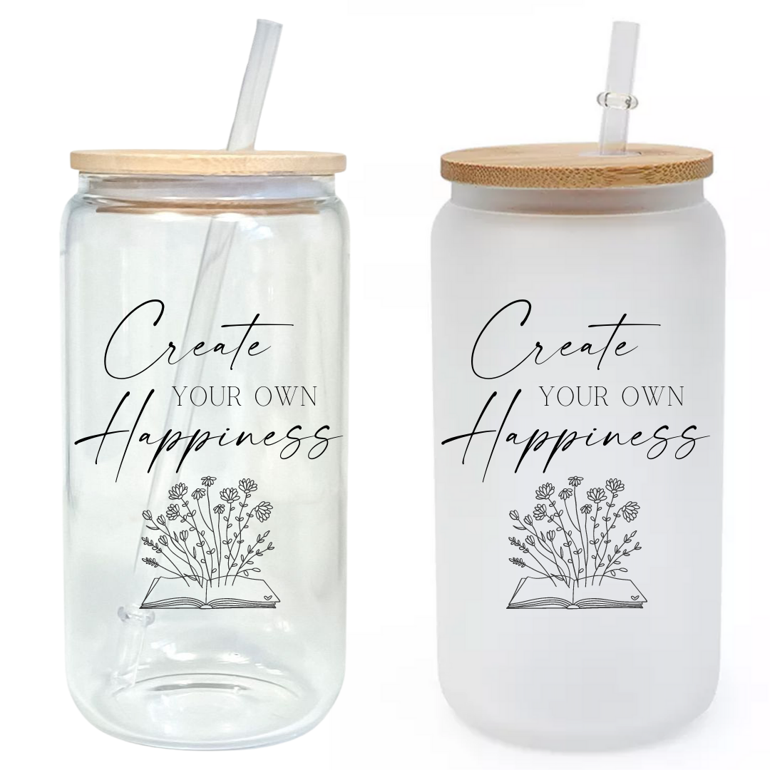 happiness comes from within tumbler