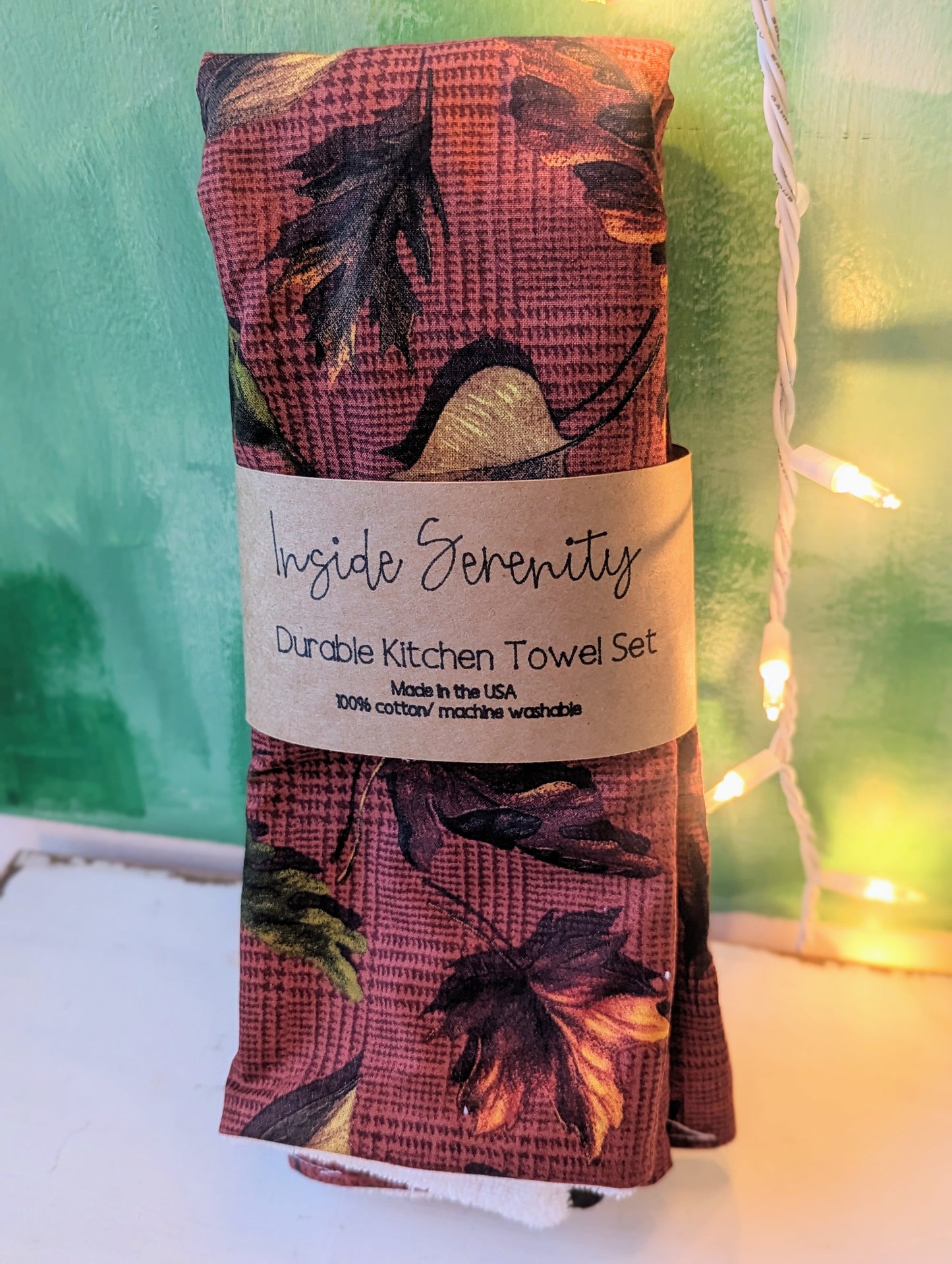 Fall Leaf Kitchen Towel