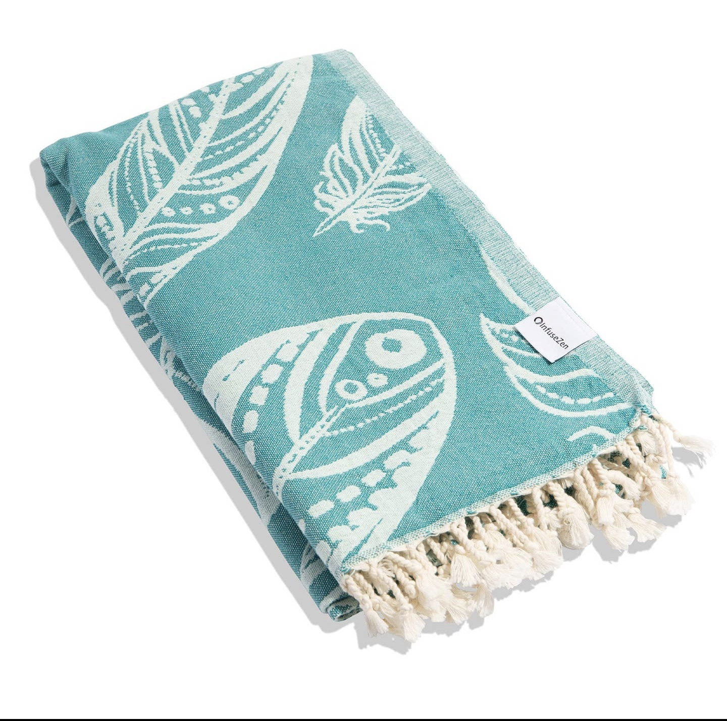 seagreen turkish towel folded