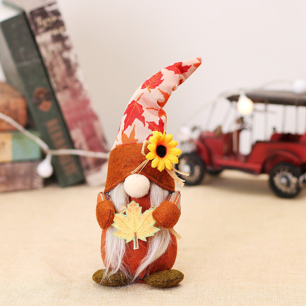 second soft plush gnome in a set of two