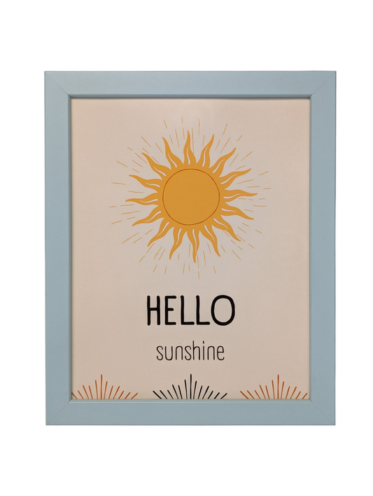 Hello Sunshine Framed Wall Art