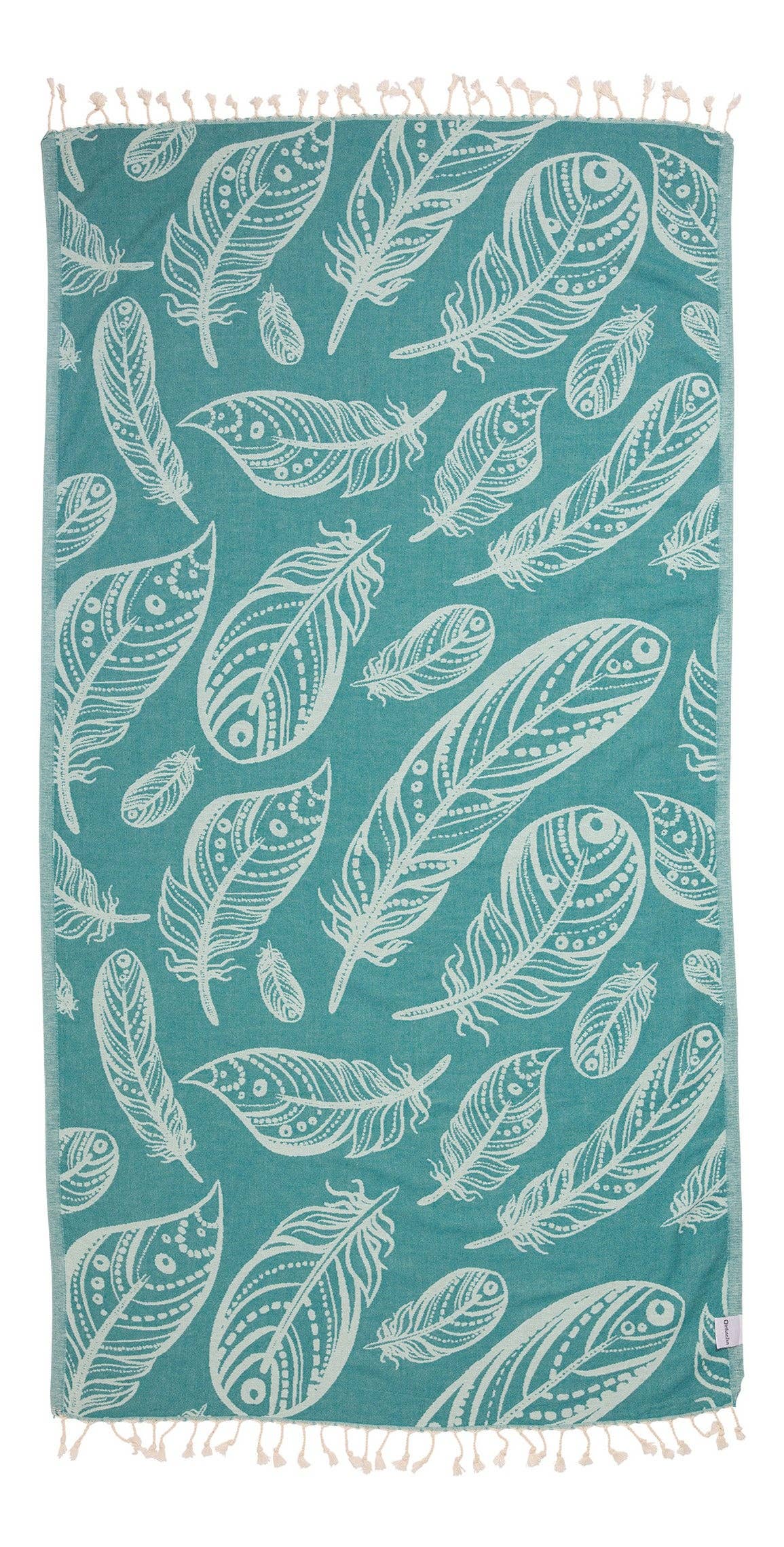 seagreen turkish towel- front