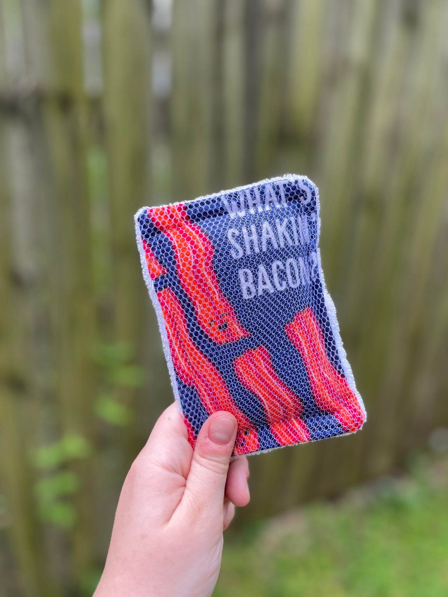 What's shaking bacon kitchen sponge