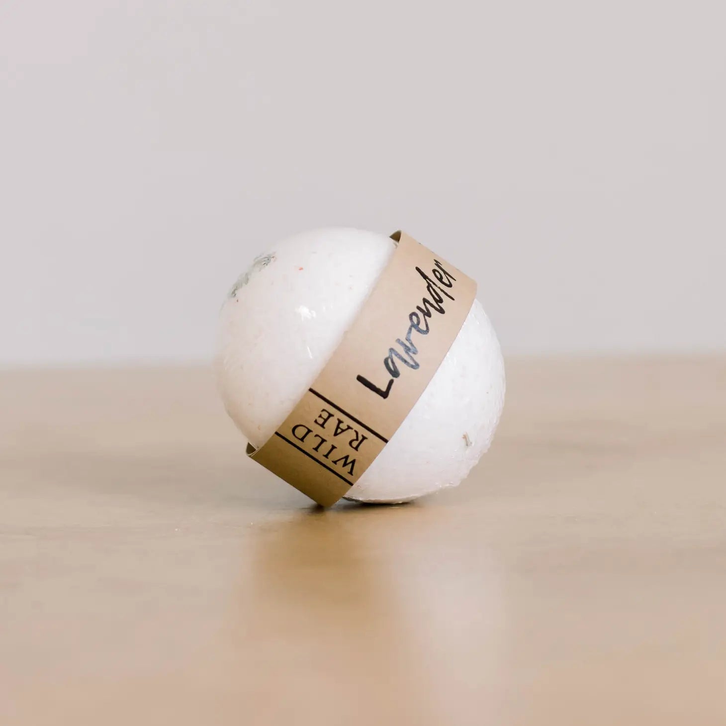 singular white large essential oil bath bomb