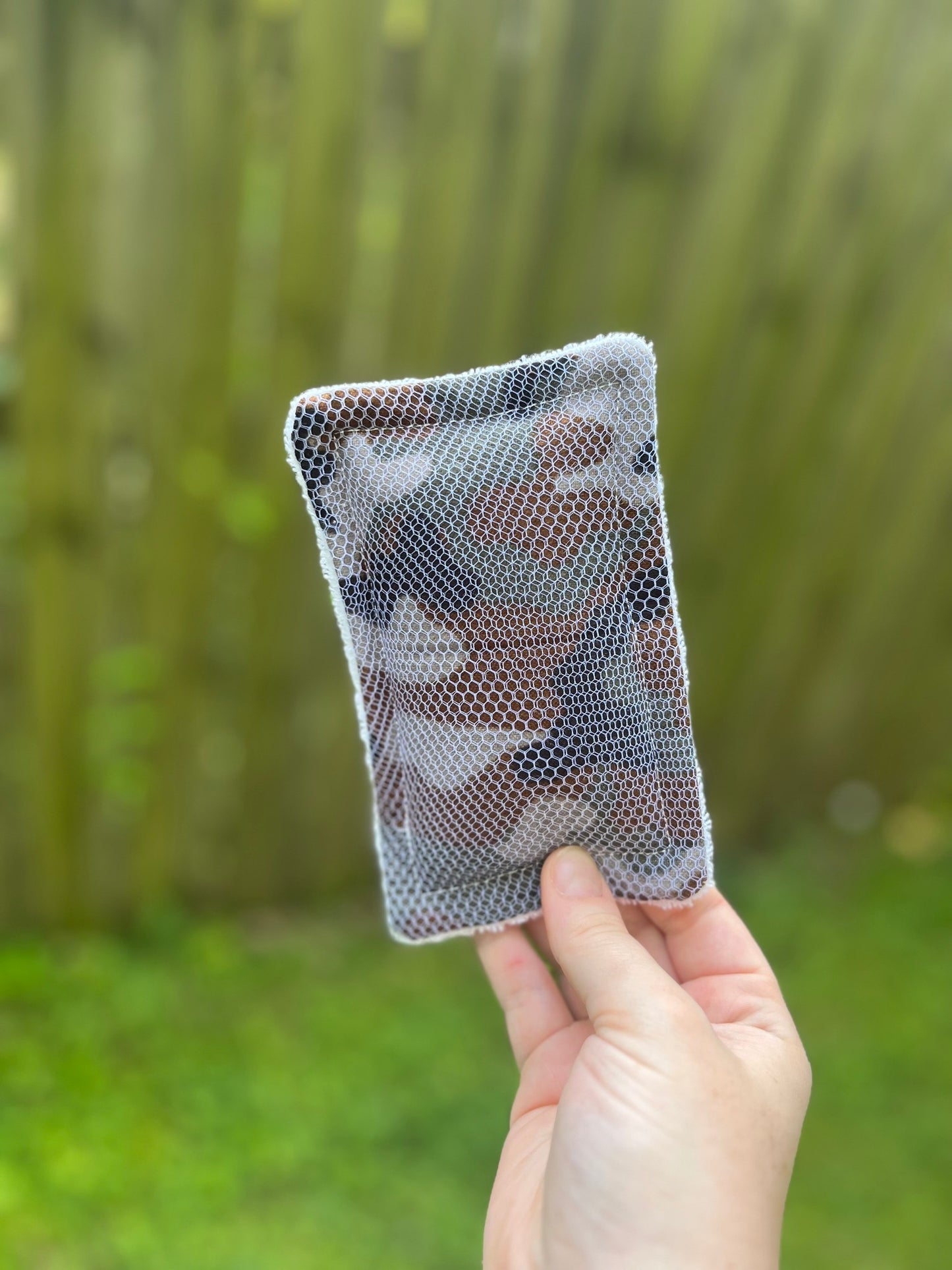 camo kitchen sponge. We give back 20% of purchase to first responder helping organizations