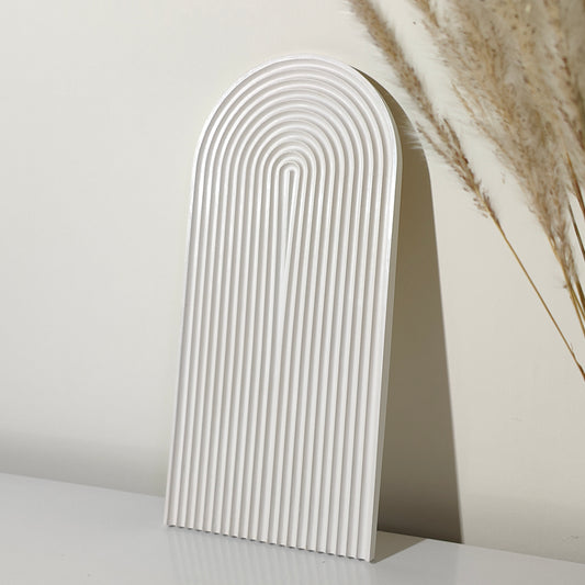 White Wall Arch Tray