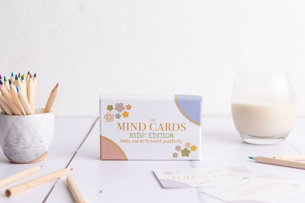 Set of kids mind cards 