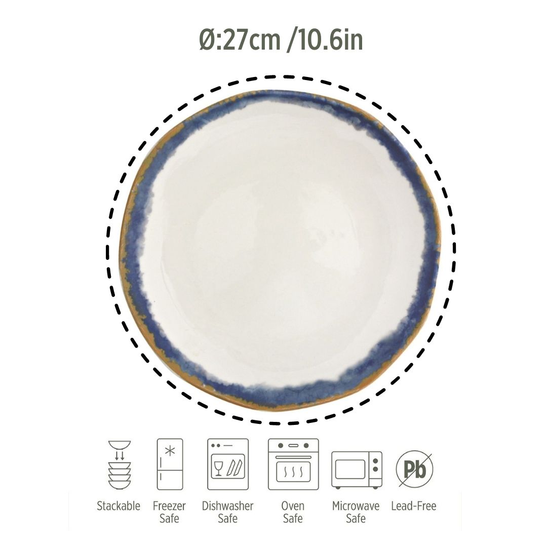 White Porcelain Serving Plate