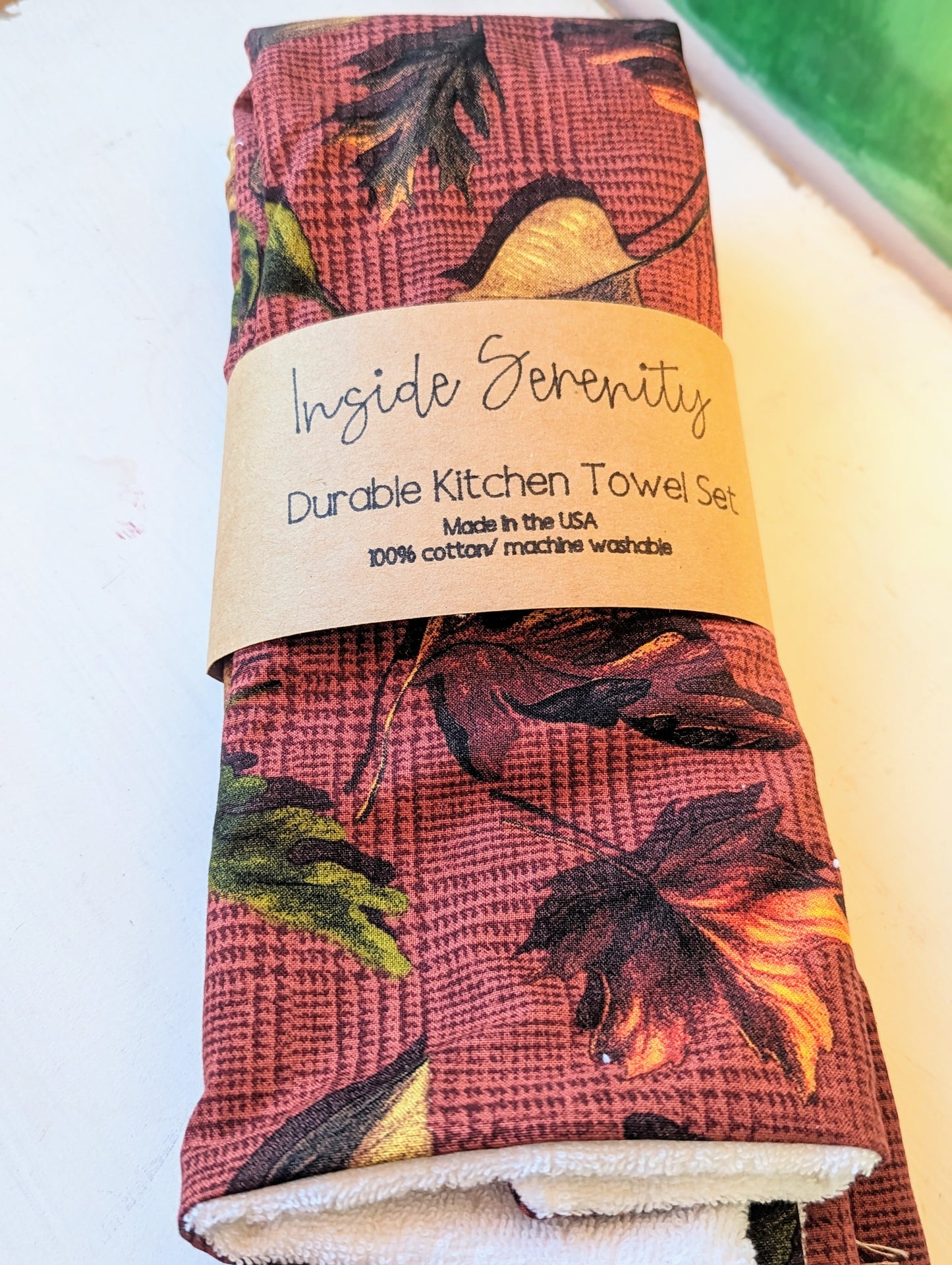 Fall Leaf Kitchen Towel