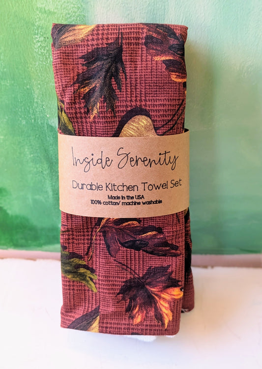 Fall Leaf Kitchen Towel
