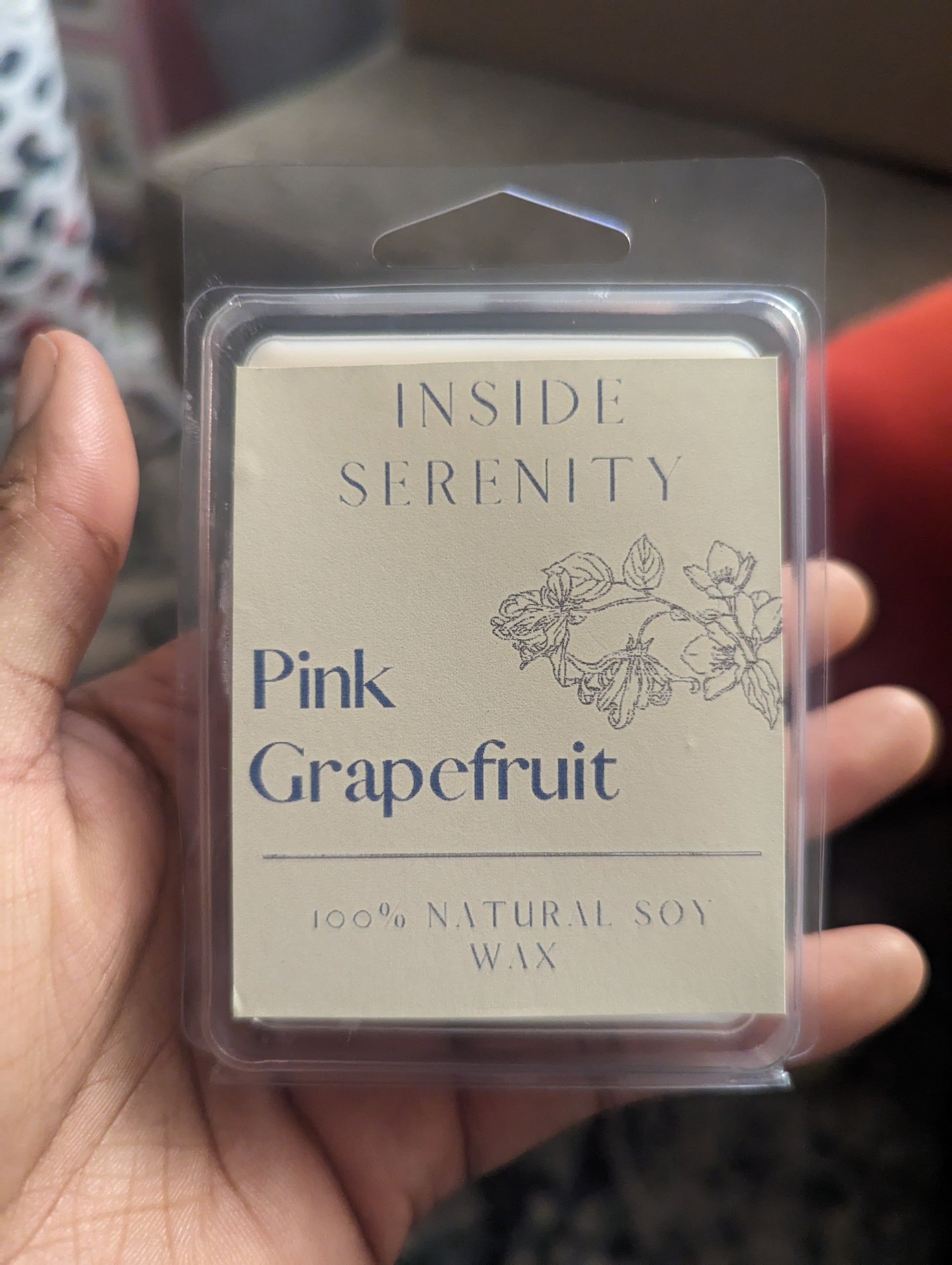 pink grapefruit wax melt
