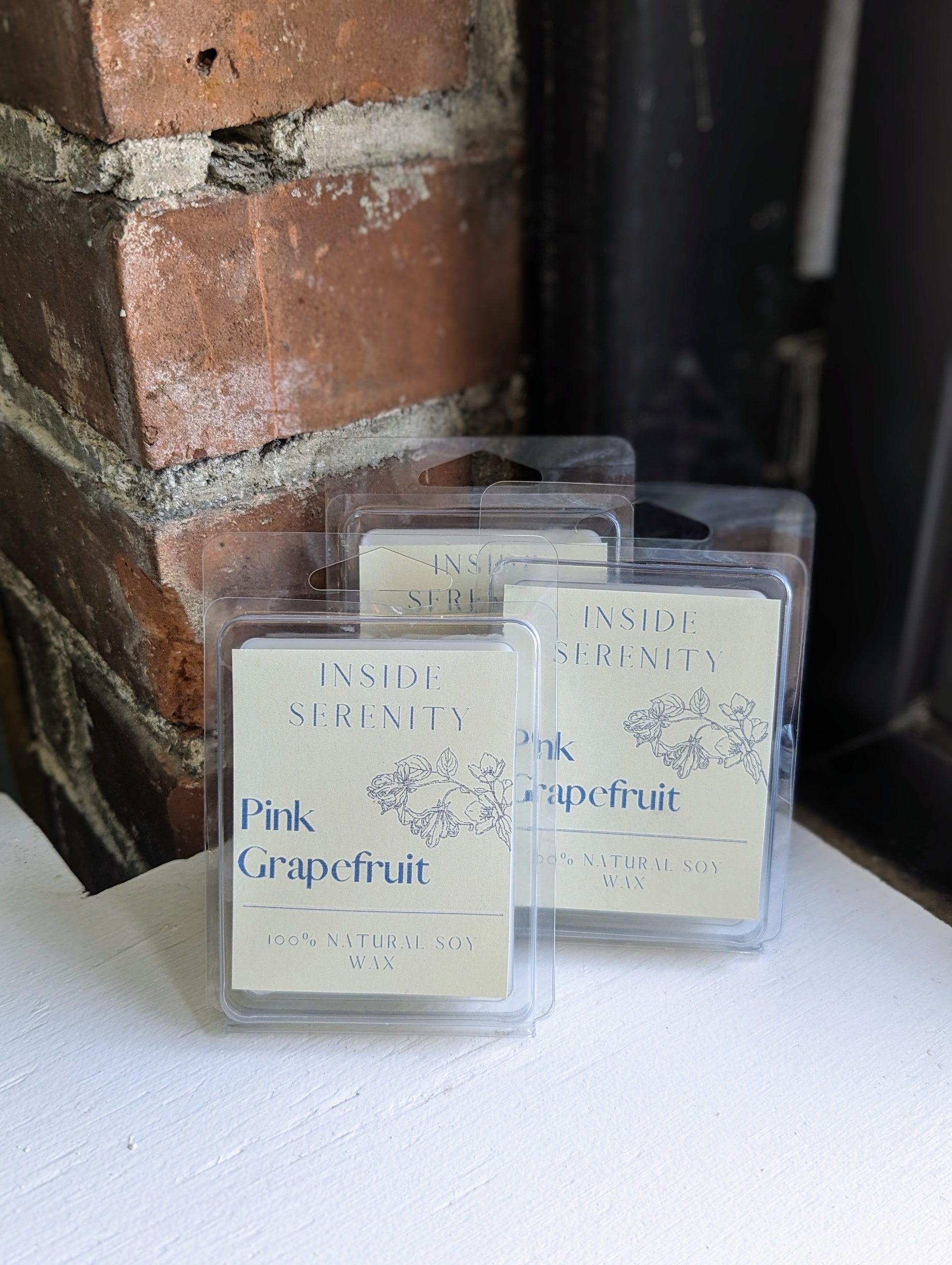 Pink grapefruit wax melts