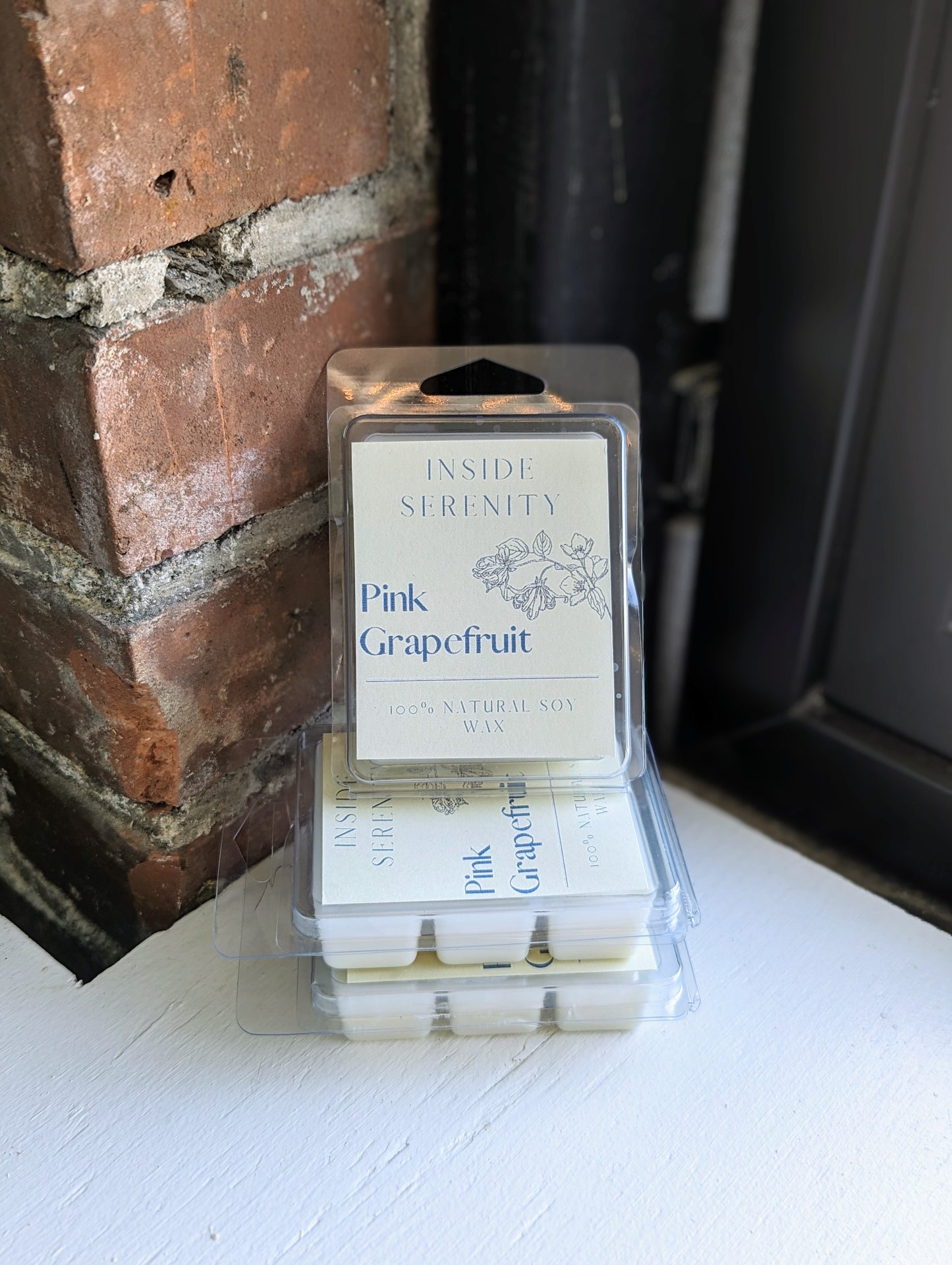 Pink grapefruit wax melts