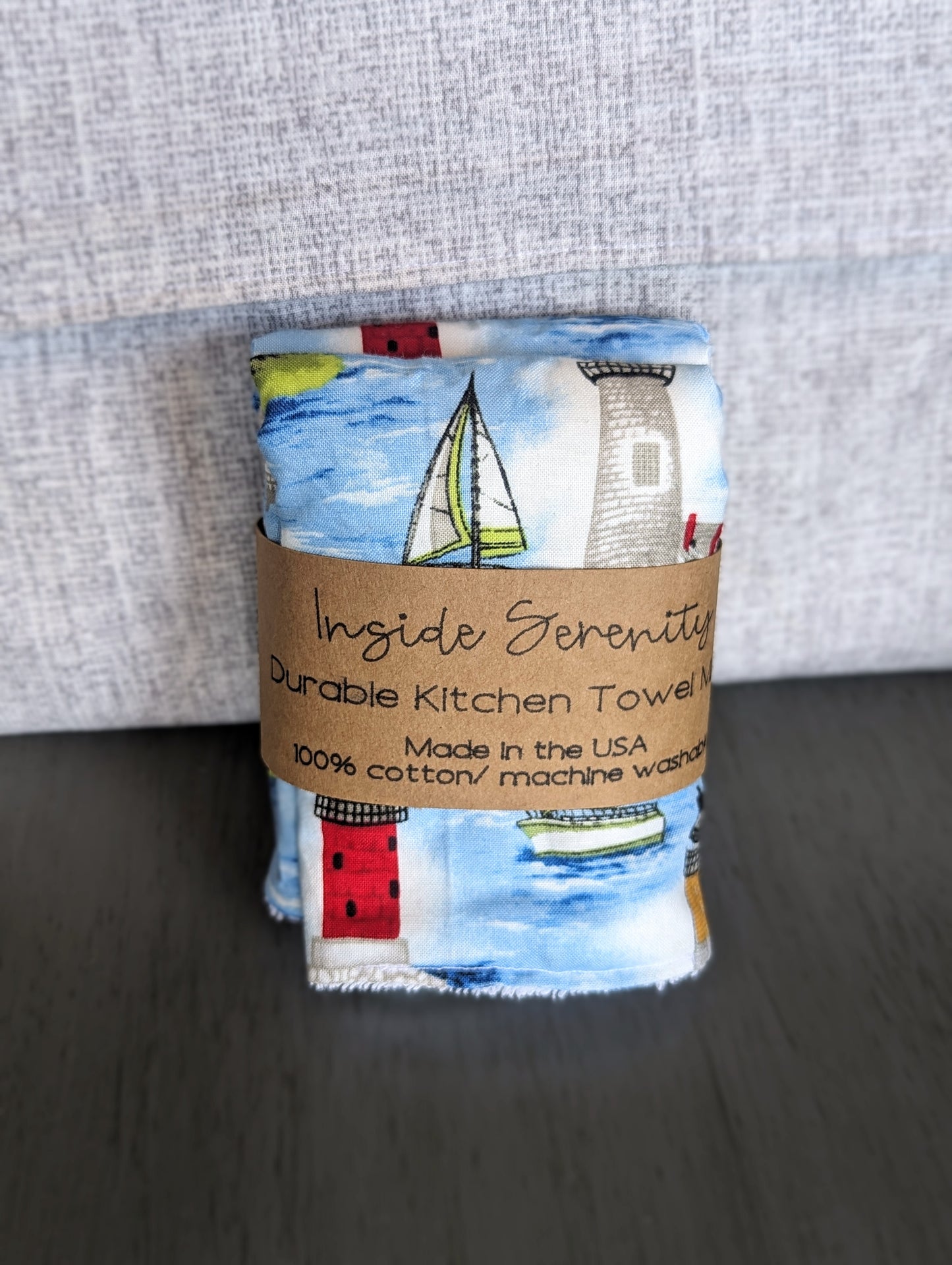 Blue Lighthouse Kitchen Towel Minis
