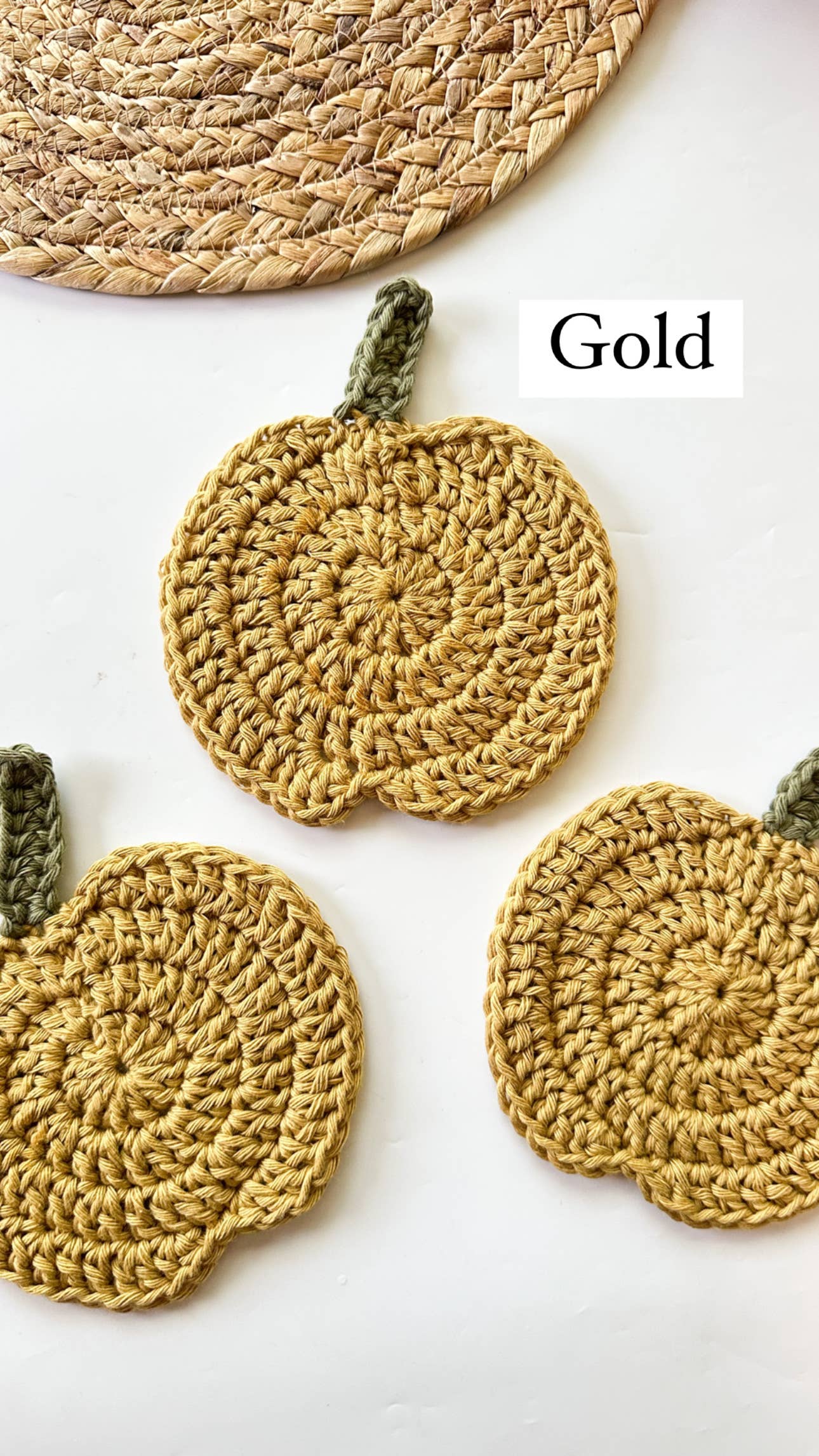 Pumpkin Cup Coasters