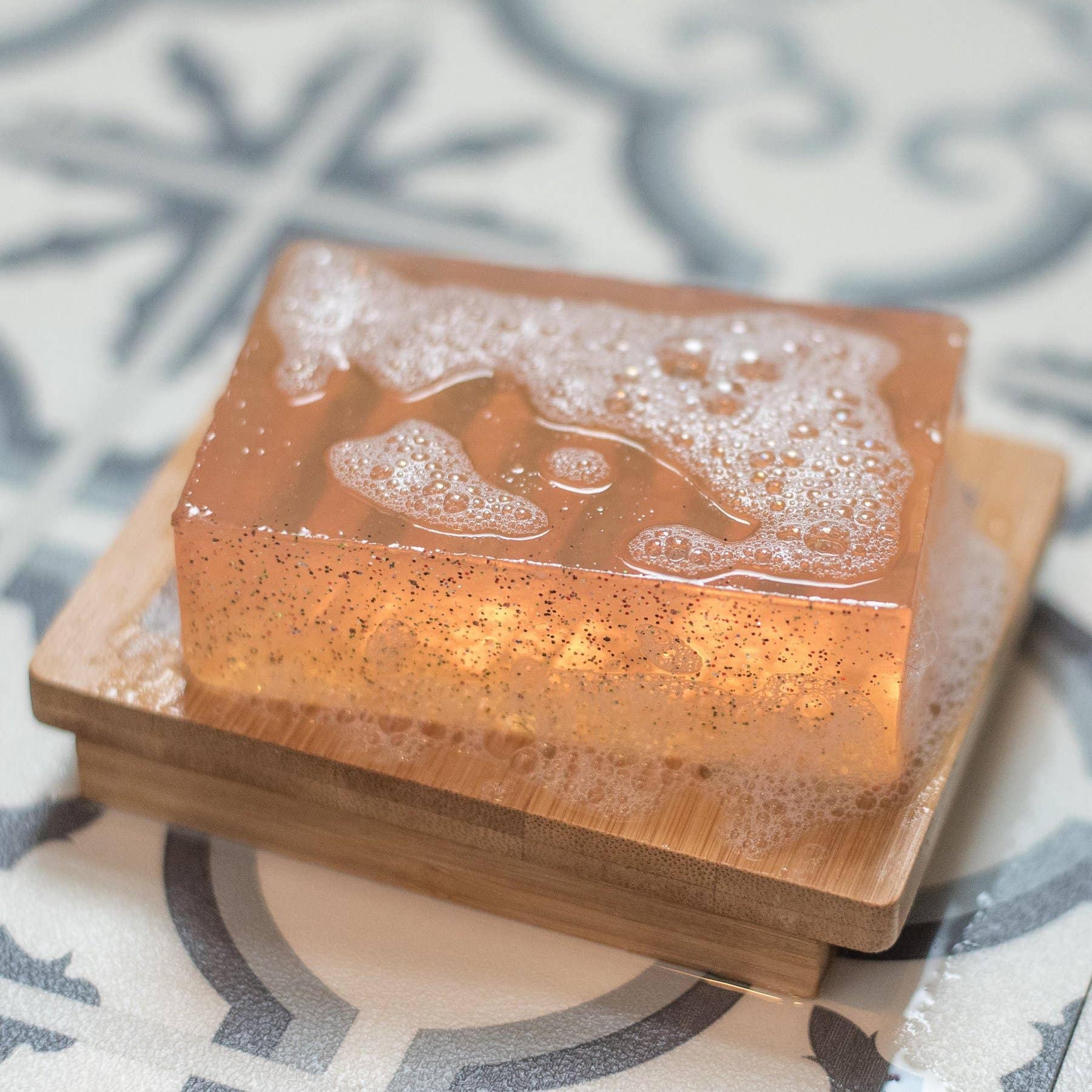 Peach Bellini bar soap 