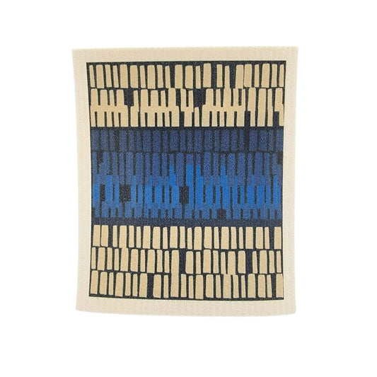 Summer Blue vintage swedish dish towel