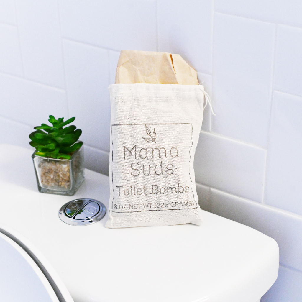 Toilet Bomb Cleaning Tabs in packaging.