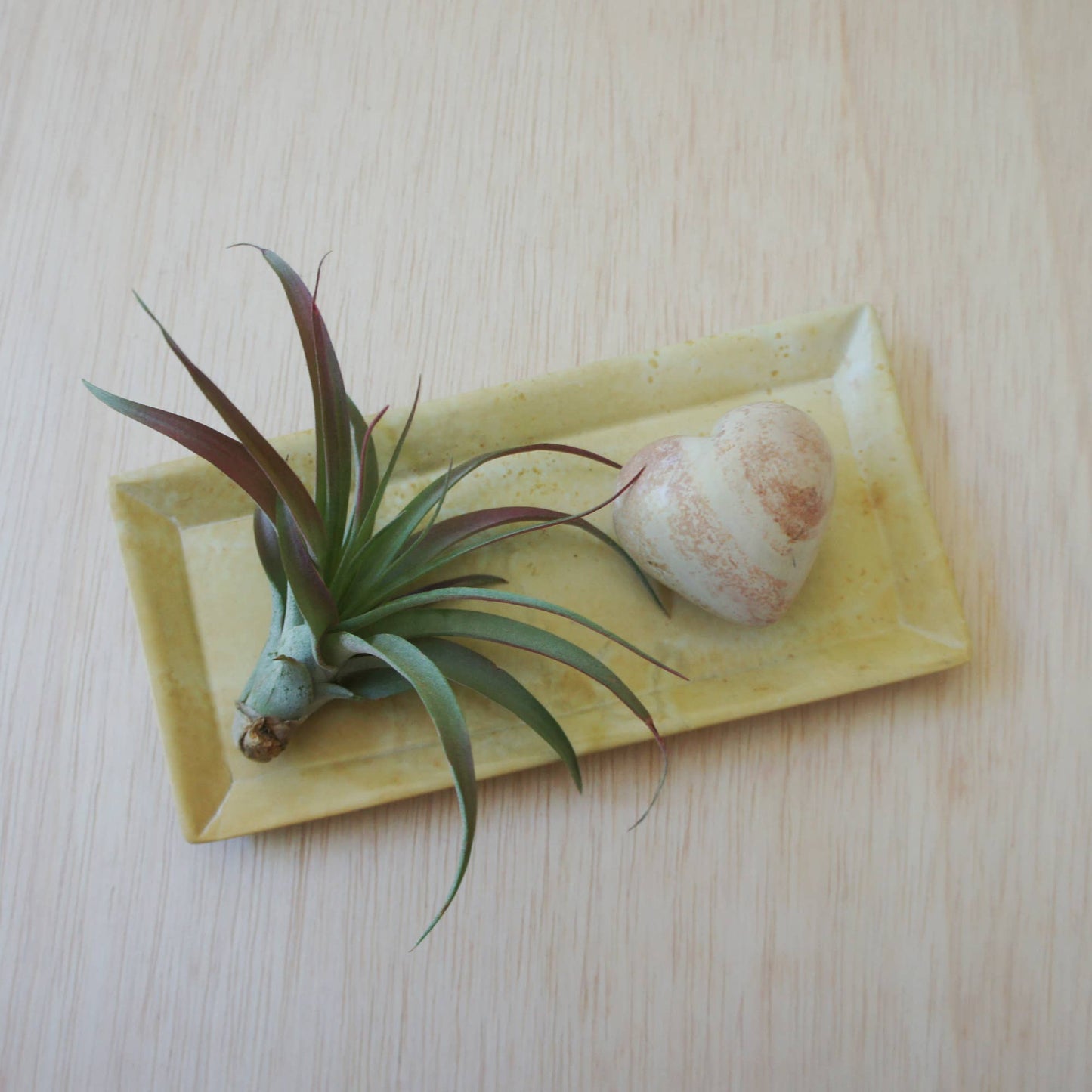 Rectangle natural stone trinket dish 