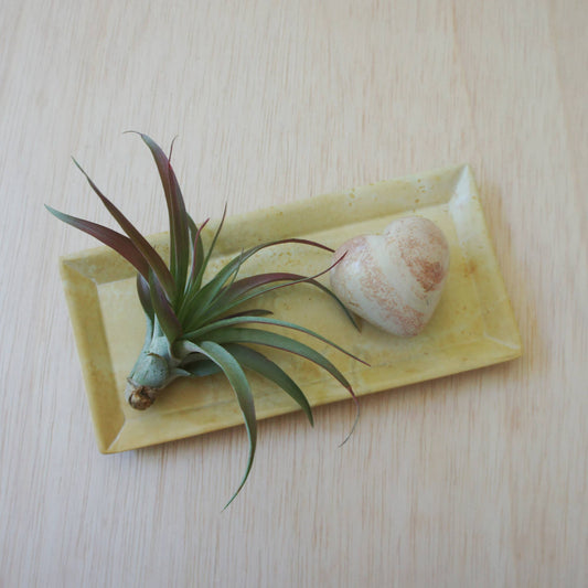Rectangle natural stone trinket dish 